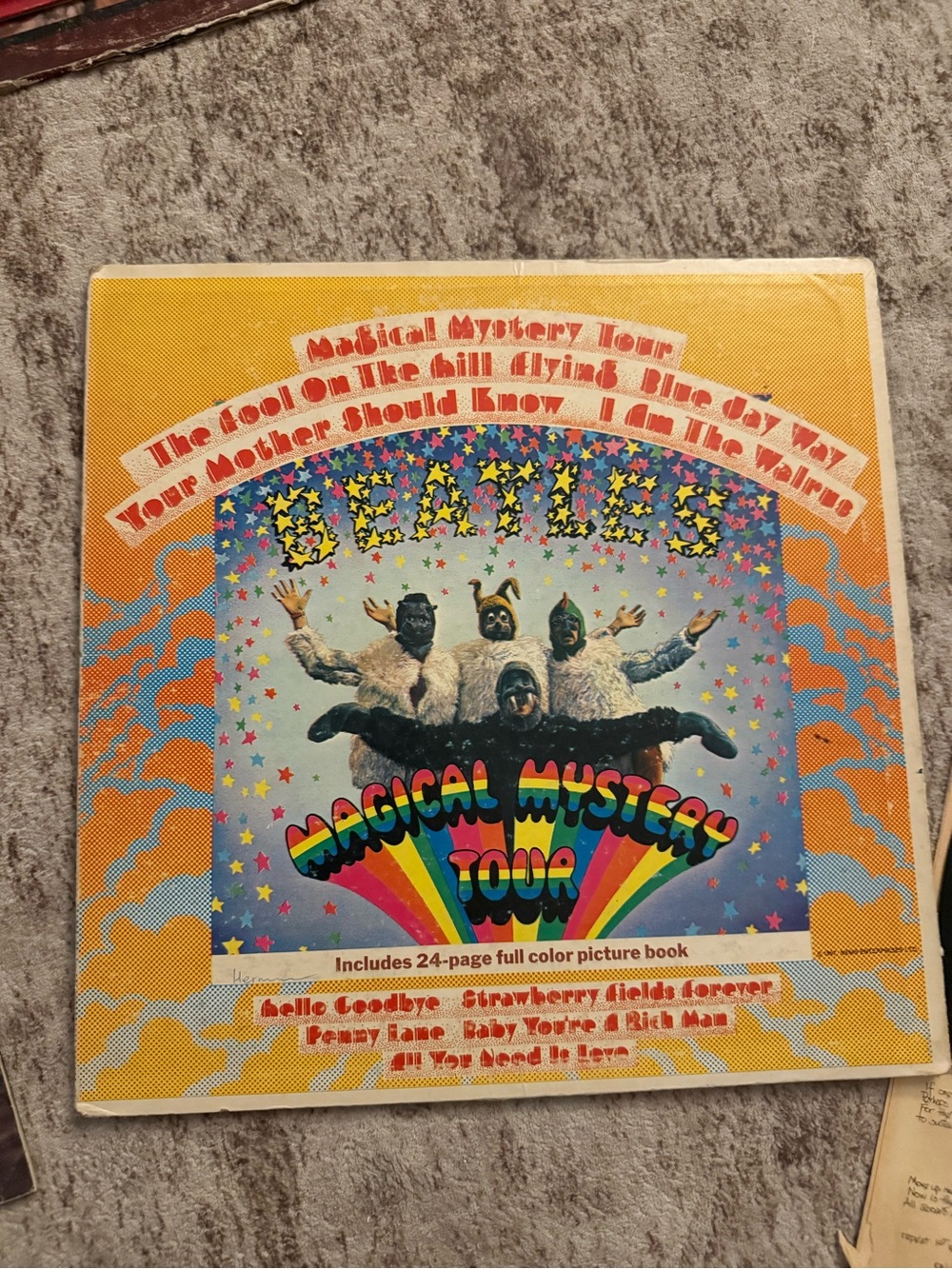 🔎💡 The Beatles Magical Mystery Tour 1967 Capitol SMAL-2835 Vinyl LP (Original)